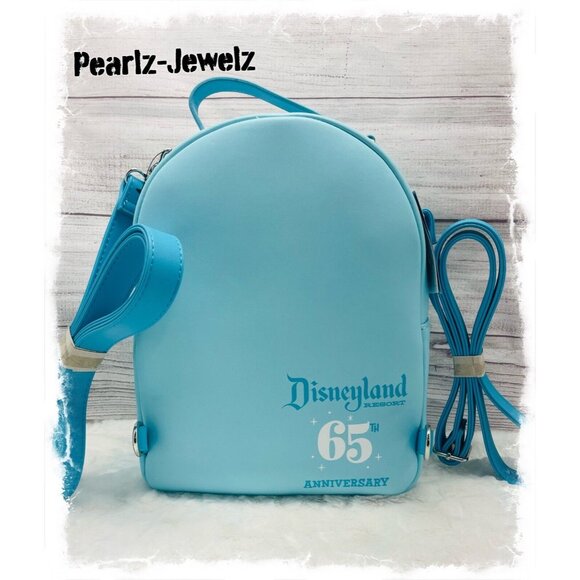 Loungefly Disneyland 65th Anniversary Convertible Mini Backpack BoxLunch NWT main image 5